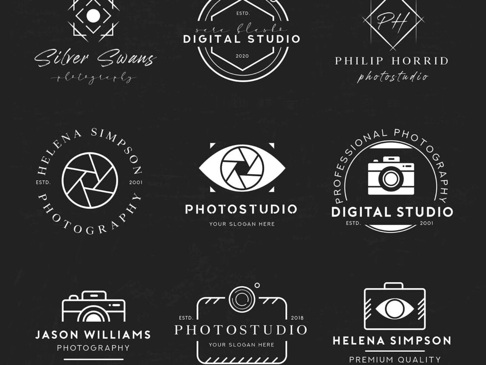 9 Free Photography Logo Templates