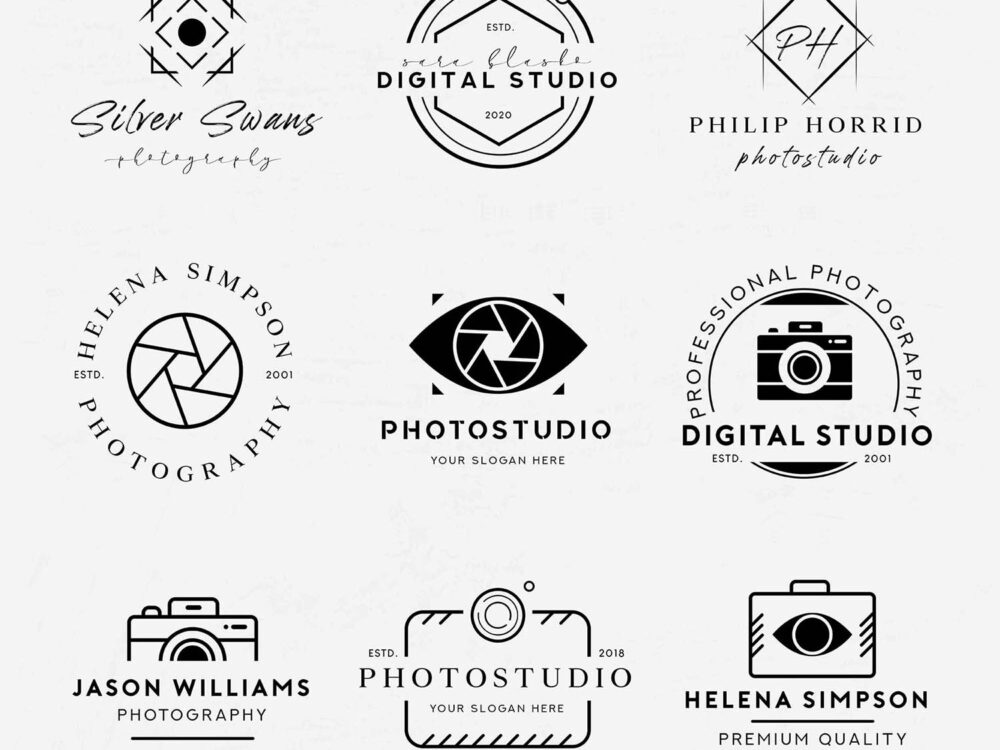 9 Free Photography Logo Templates
