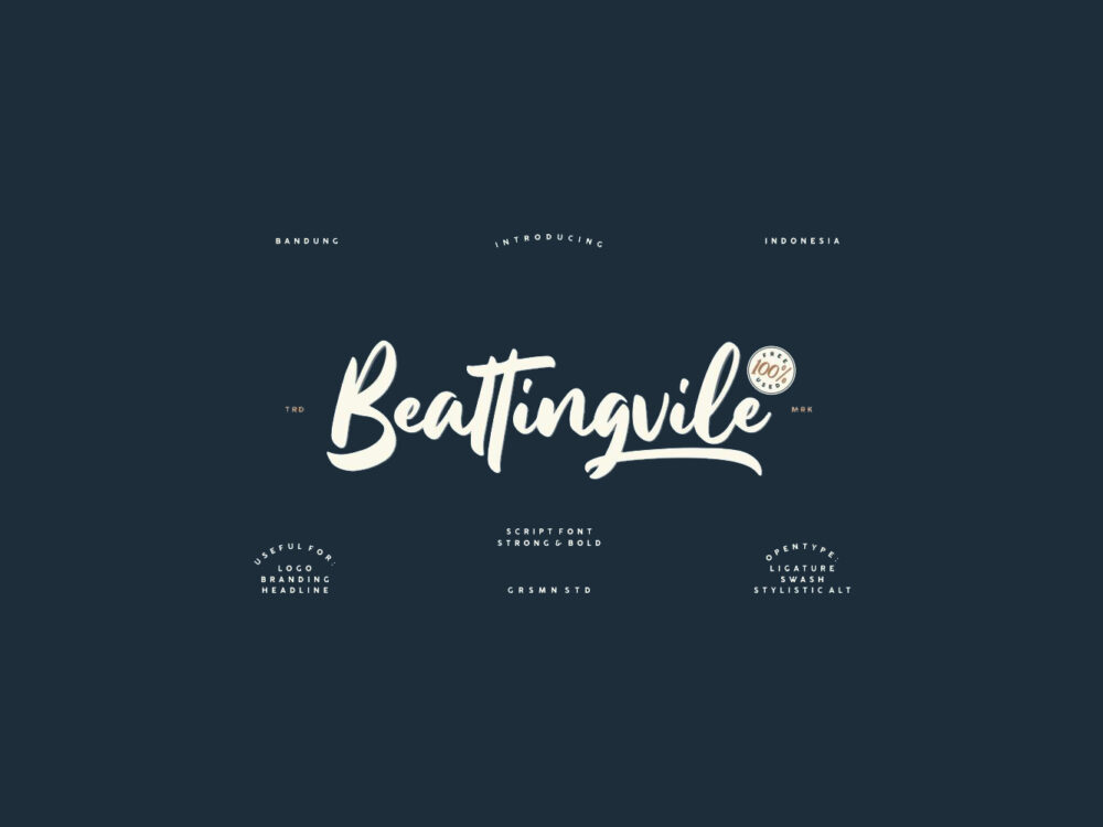Beattingvile Script Free Font