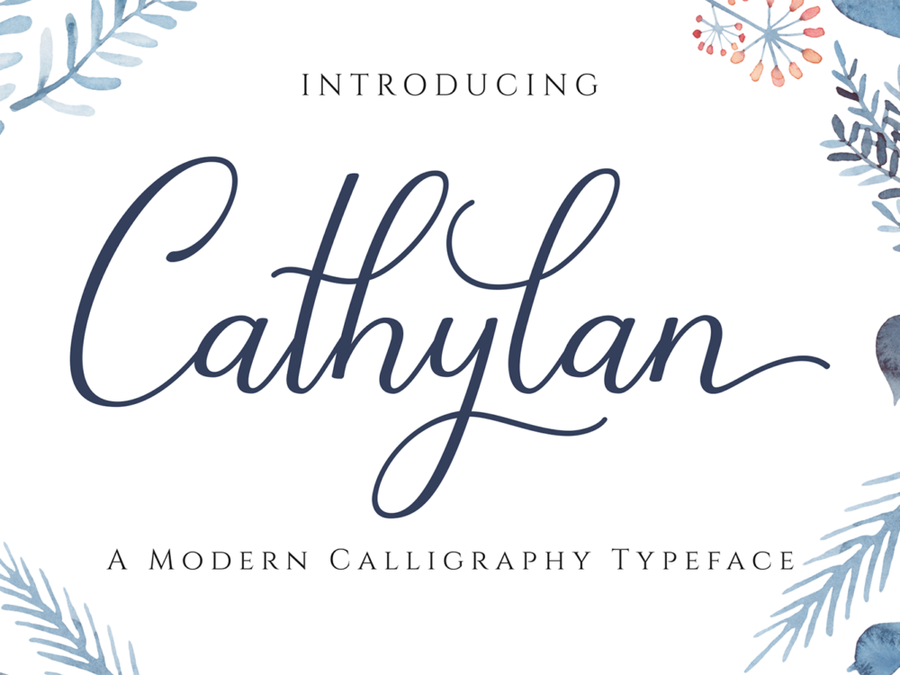 Cathylan Script Free Font
