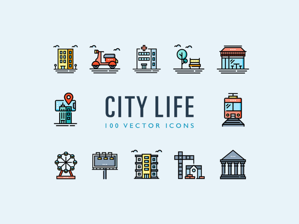 City Life Icons Collection