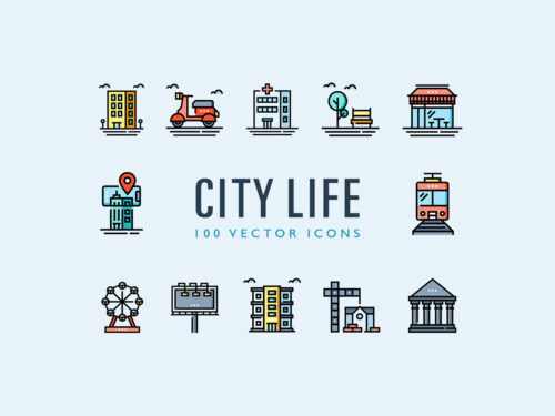 City Life Icons Collection