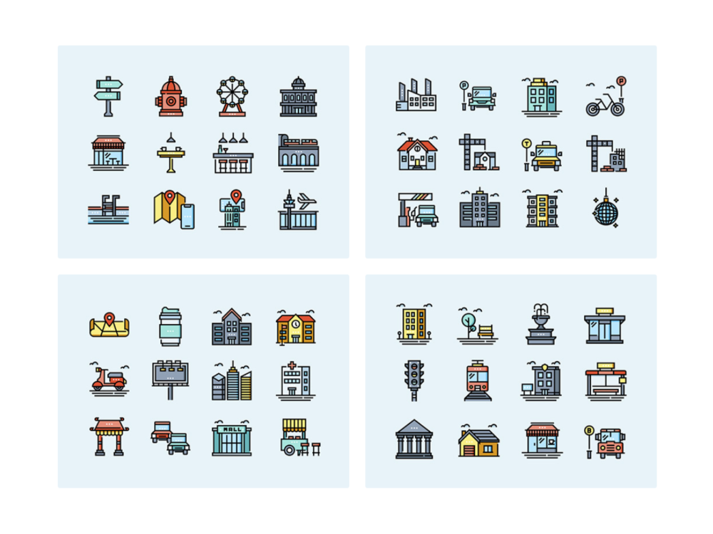 City Life Icons Collection