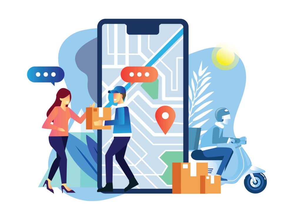 Delivery Service Illustration