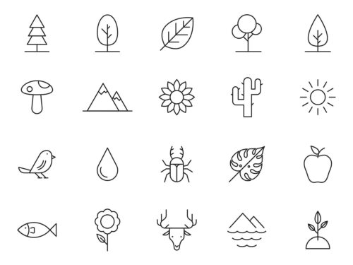 Free 20 Nature Vector Icons