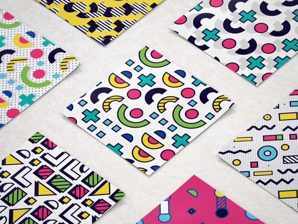 Free 8-Bit Memphis Patterns Pack