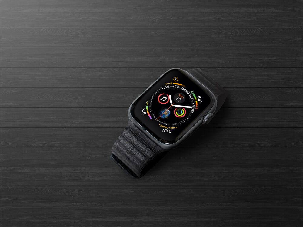 Free Apple Watch Series 4 Mockup