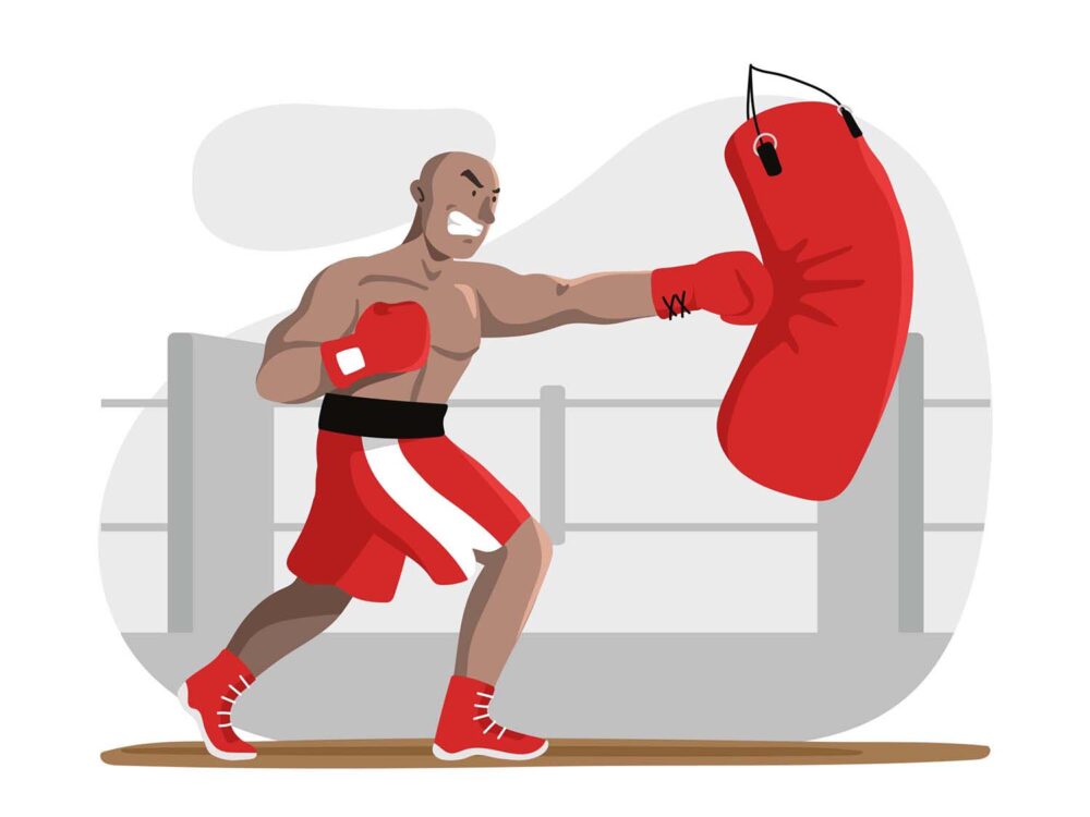 Free Boxer Vector Illustration