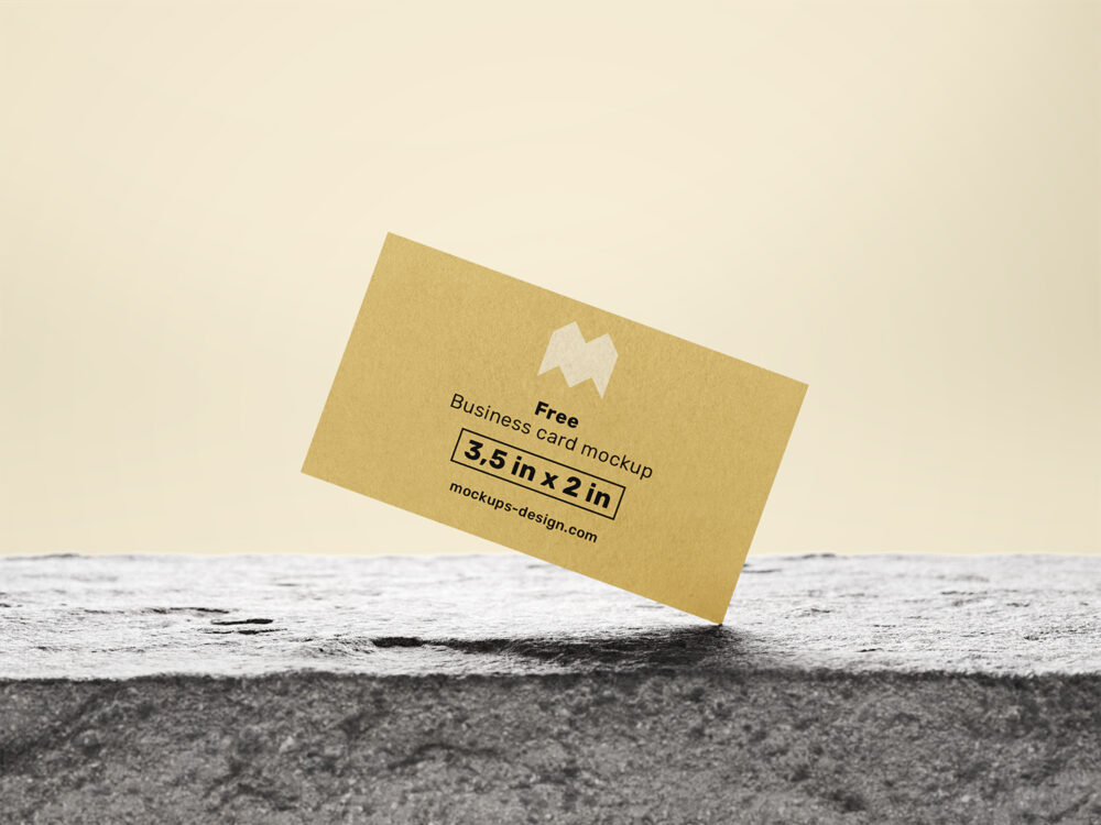 Free Business Card Mockup