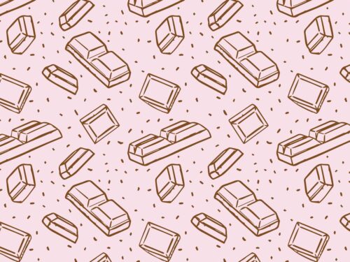 Chocolate Pattern Illustration