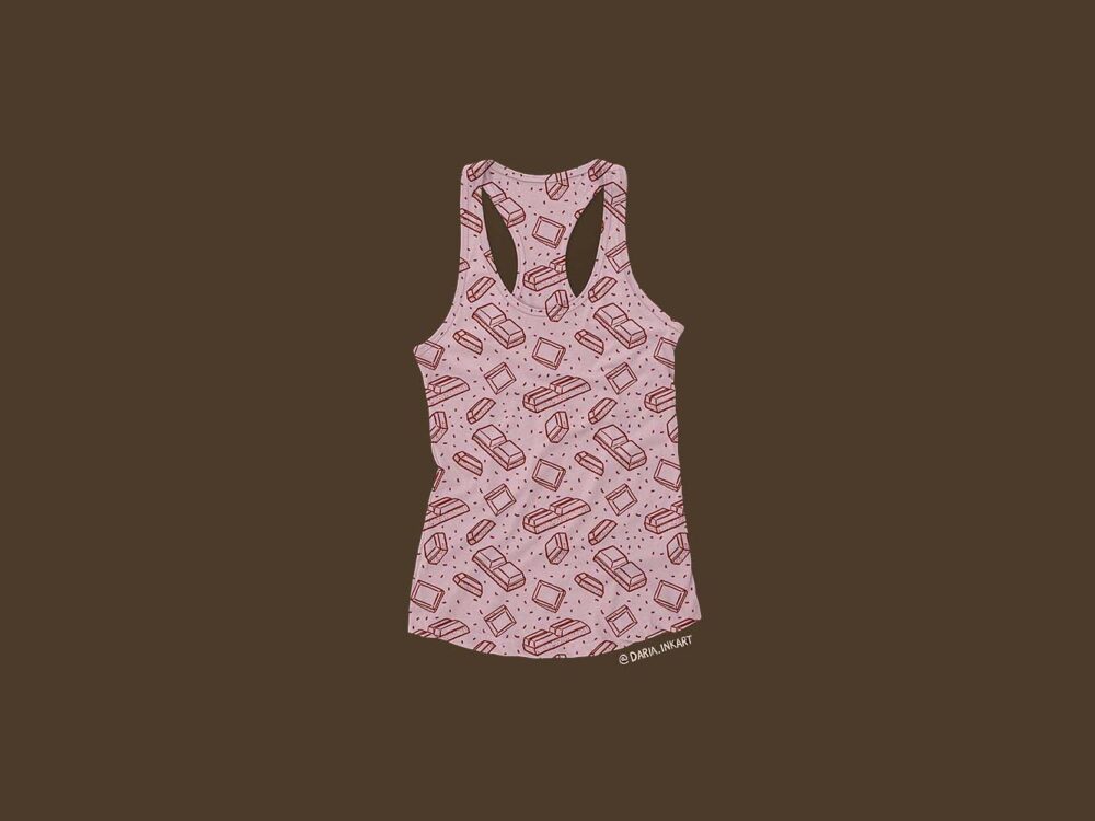 Chocolate Pattern Illustration