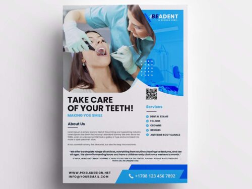 Free Dental Service Flyer Template