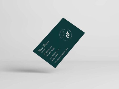 Free Florist Business Card Template