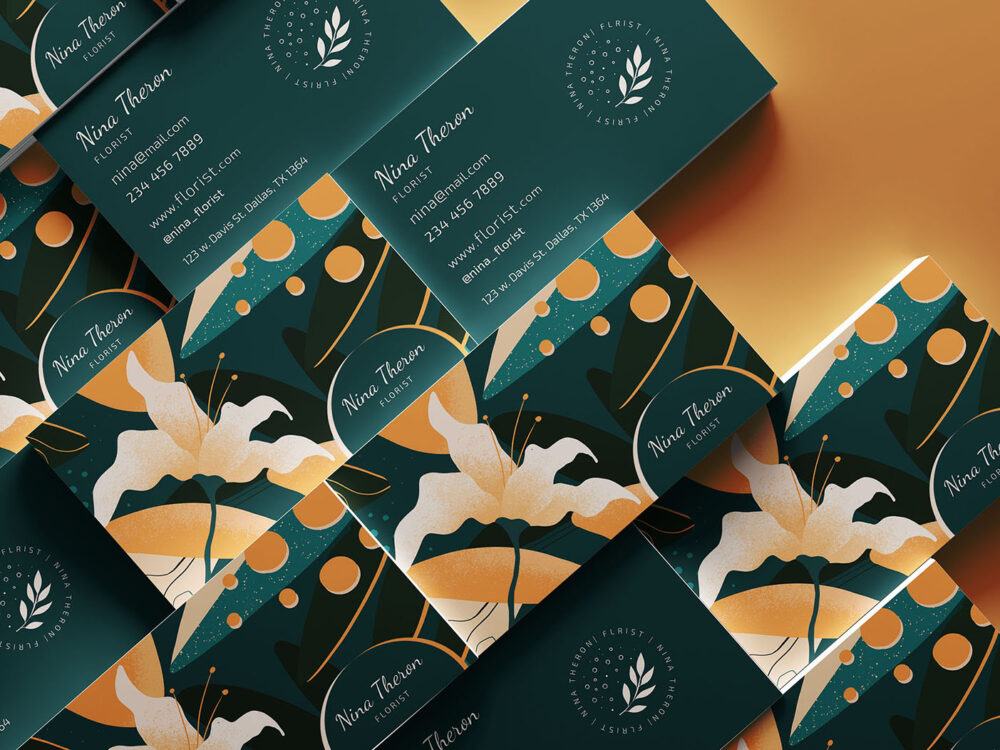 Free Florist Business Card Template