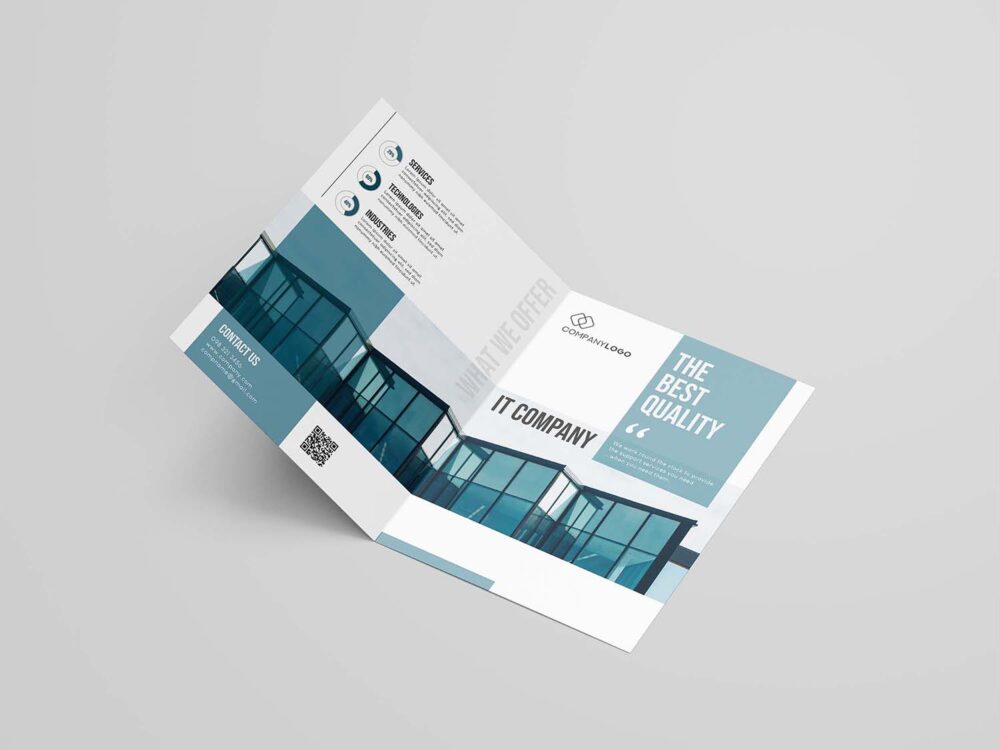 Free IT Company Brochure Template
