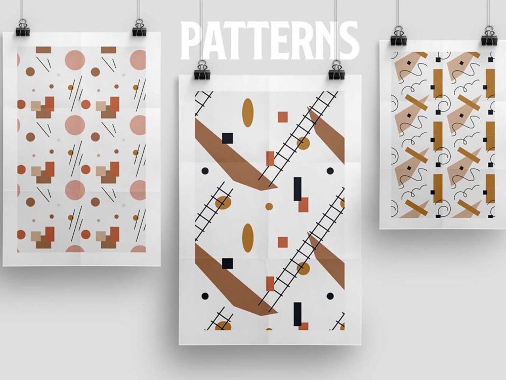 Free Modernist Abstract Vector Patterns