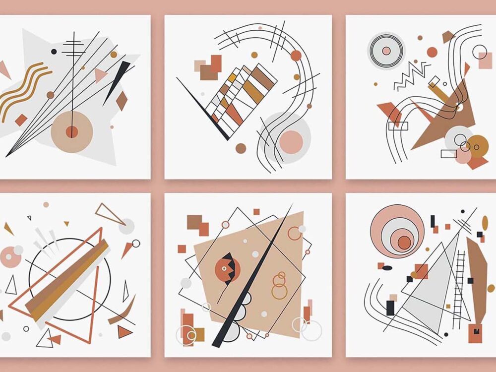 Free Modernist Abstract Vector Patterns