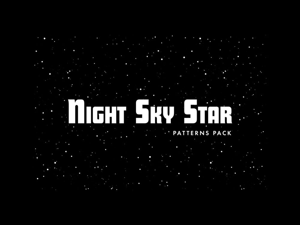 Free Night Sky Star Patterns