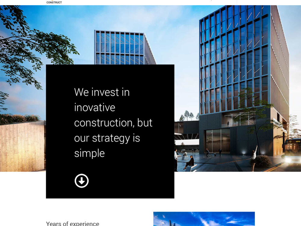 Free PSD Template Construction Web Site