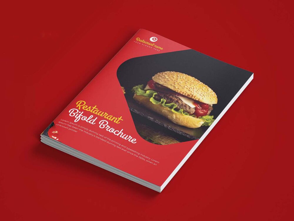Free Restaurant Bifold Brochure Template