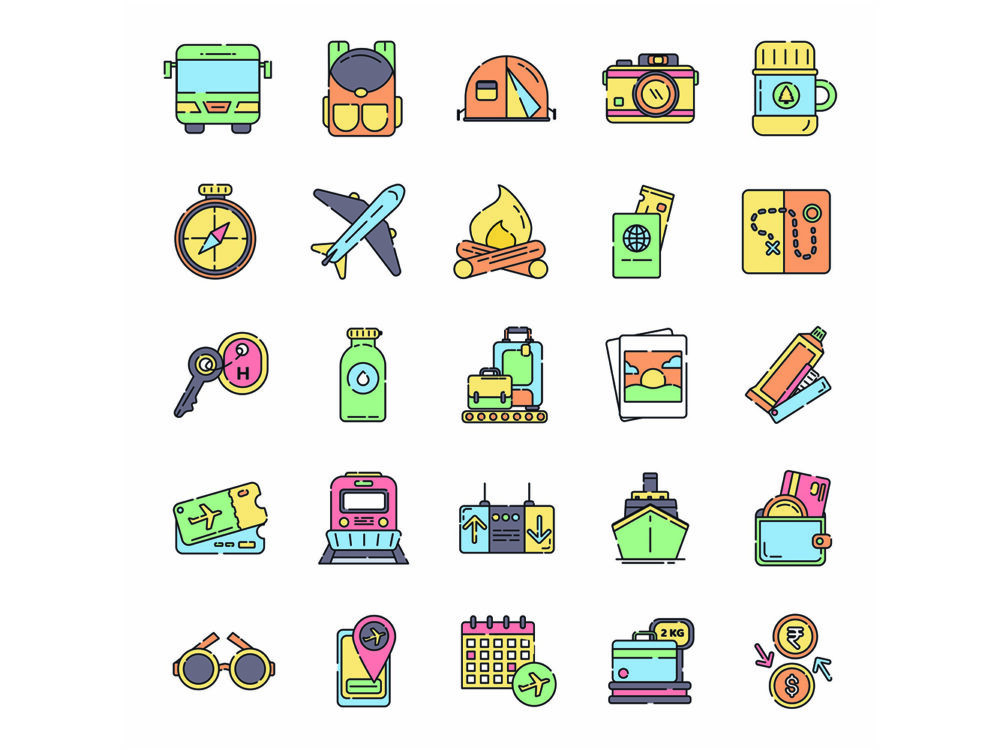 Free Travelling Vector Icons