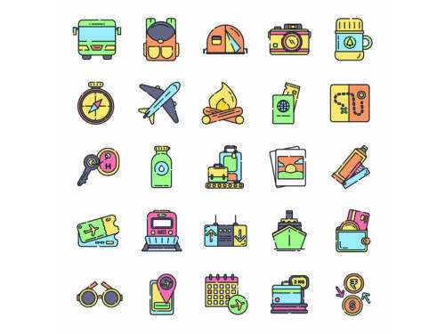 Free Travelling Vector Icons