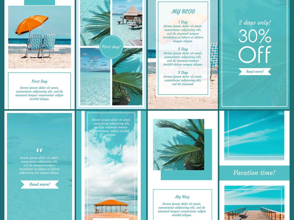 Free Vacation Instagram Story Templates