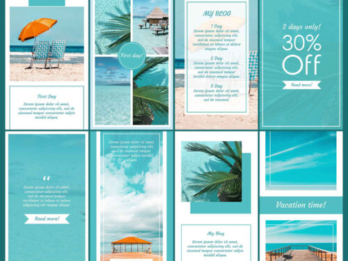 Free Vacation Instagram Story Templates