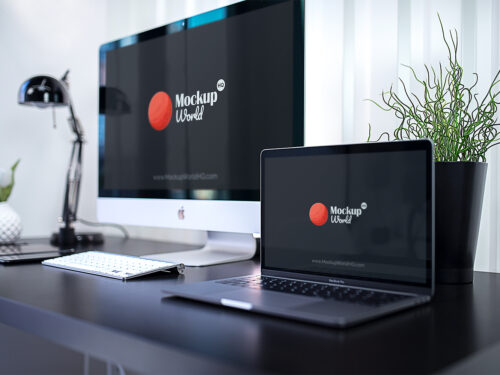 Free iMac and MacBook Pro Mockups