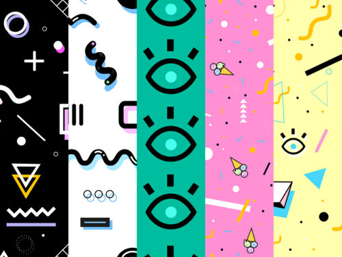 Geometric 80's Style Patterns