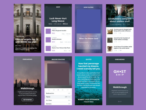 Ghost Ship Mobile UI Kit
