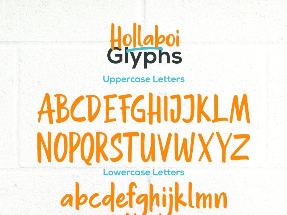 Hollaboy Display Font Demo