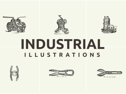Industrial Vector Illustrations Set