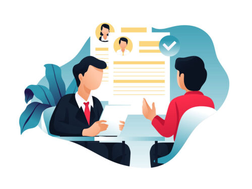 Job Interview Illustration