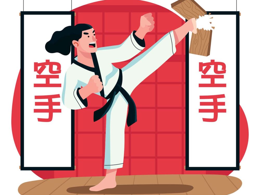Karate Vector Illustration