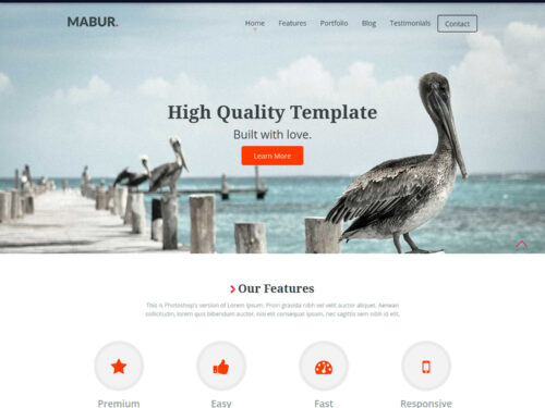 Mabur Portfolio Theme