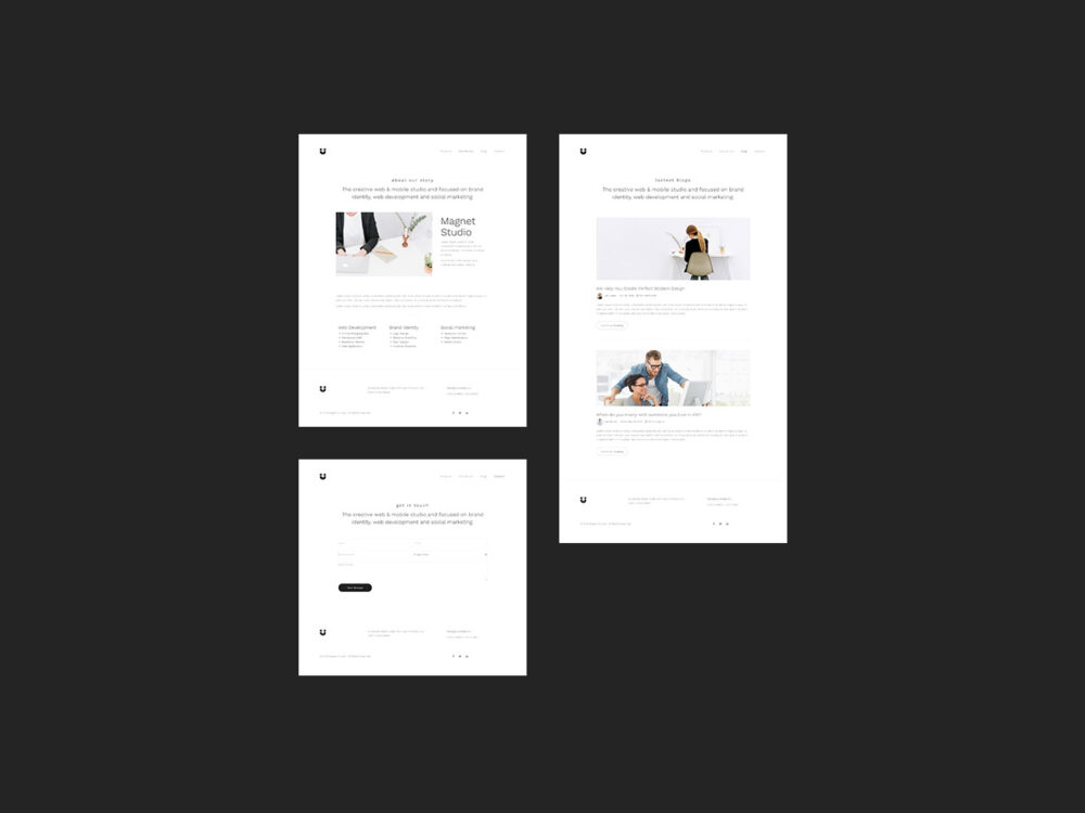 Magnet Portfolio Template