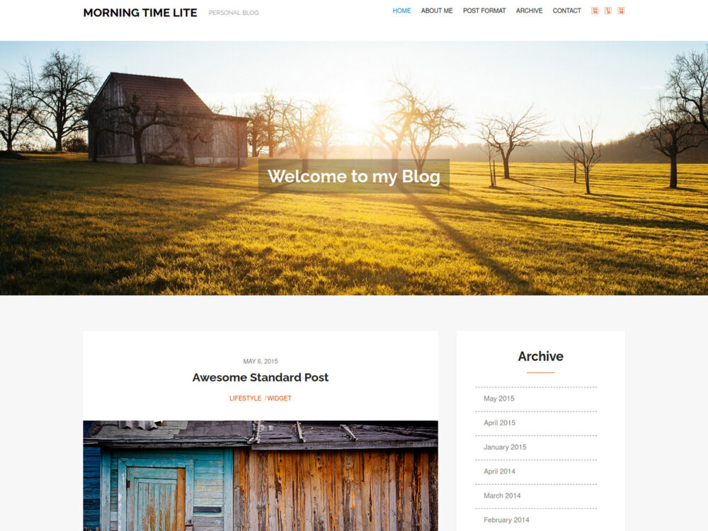 MorningTime Lite WordPress Theme