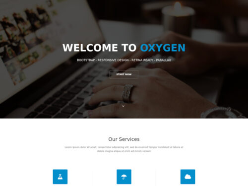 Oxygen – One Page HTML Template