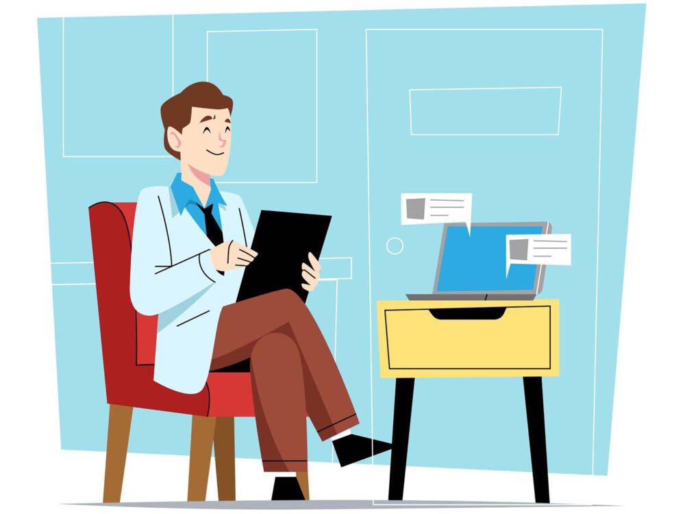 Physician Vector Illustration