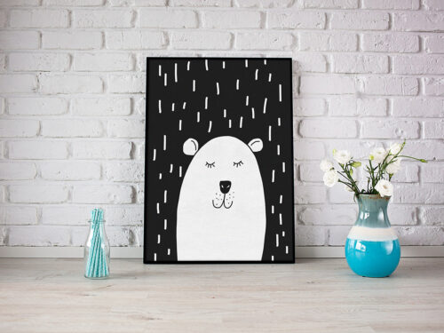 Poster Photo Frame Mockup Free PSD