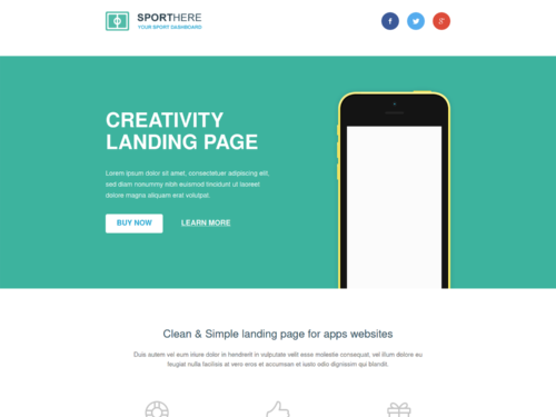Sport Business HTML Template