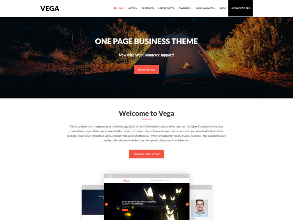 Vega: Multipurpose WordPress Theme