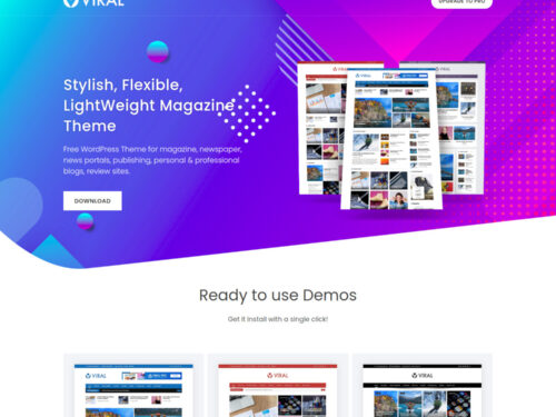 Viral: Free WordPress Theme