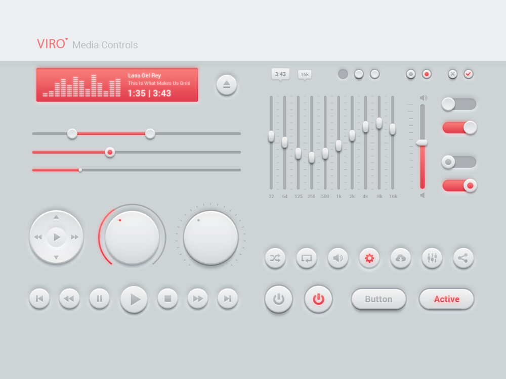 Viro Media Controls UI