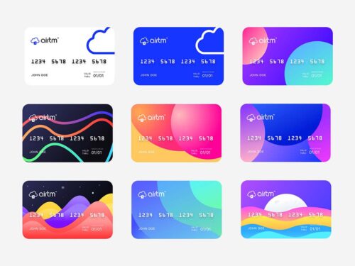 Virtual Prepaid Card Design Templates