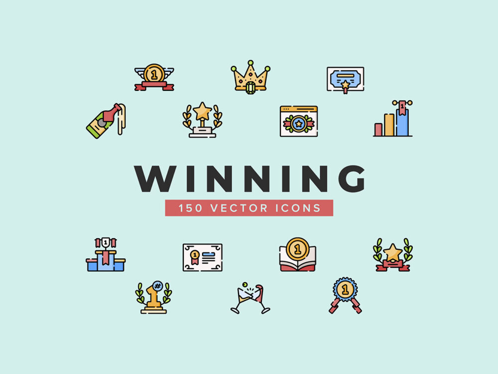 Winning Vector Icons