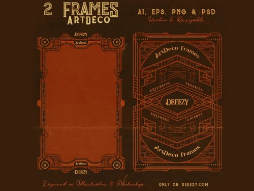2 ArtDeco Frames