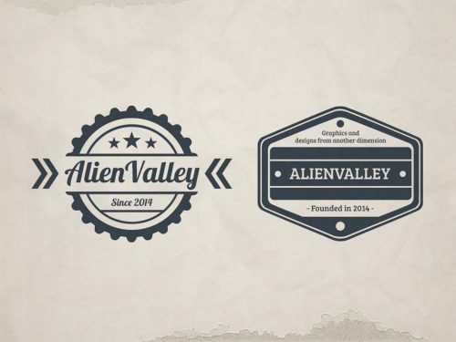 2 Free Vintage Logo Templates