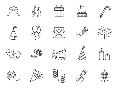 20 Free Celebration Vector Icons